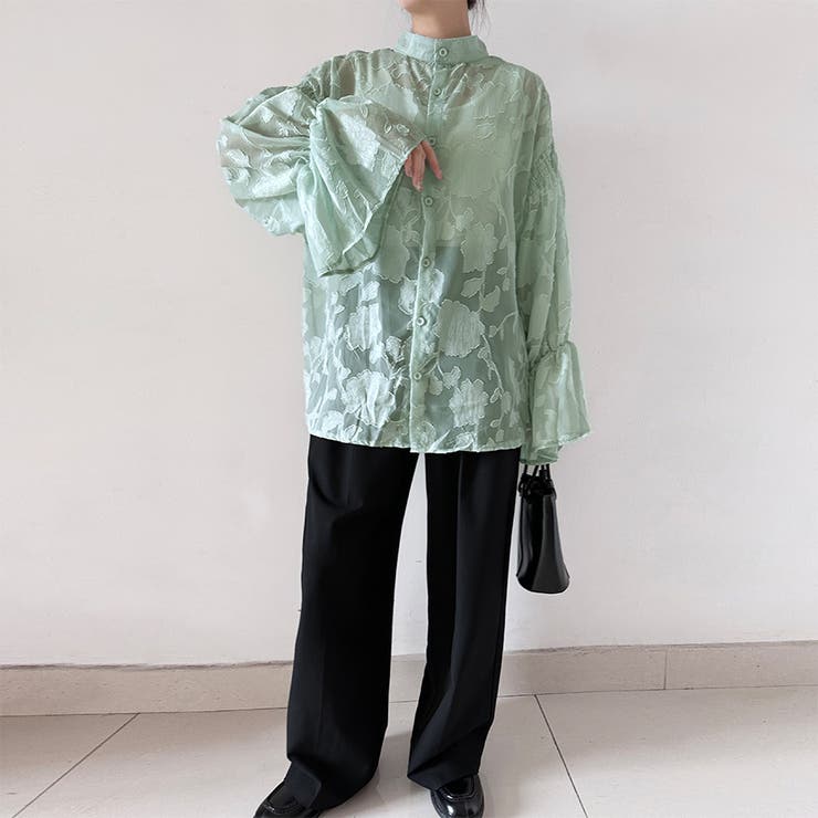 ベルスリーブシアーブラウス | Doux Belle  | 詳細画像13 