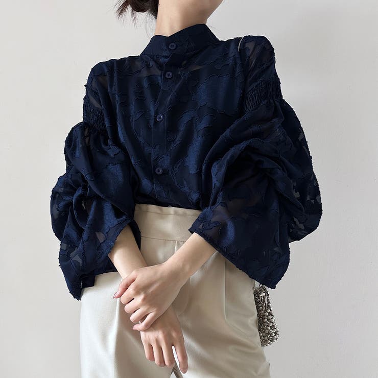 ベルスリーブシアーブラウス | Doux Belle  | 詳細画像15 