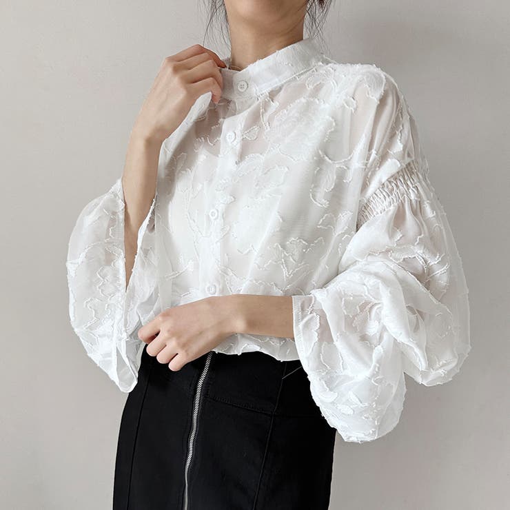 ベルスリーブシアーブラウス | Doux Belle  | 詳細画像5 