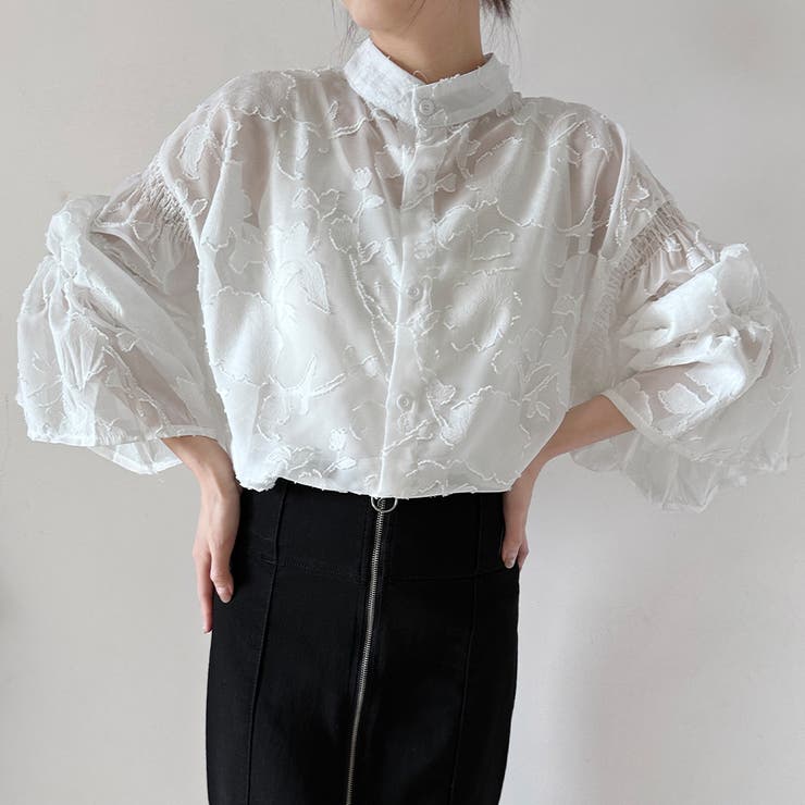 ベルスリーブシアーブラウス | Doux Belle  | 詳細画像6 