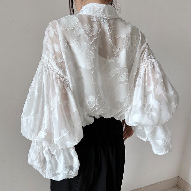 ベルスリーブシアーブラウス | Doux Belle  | 詳細画像7 