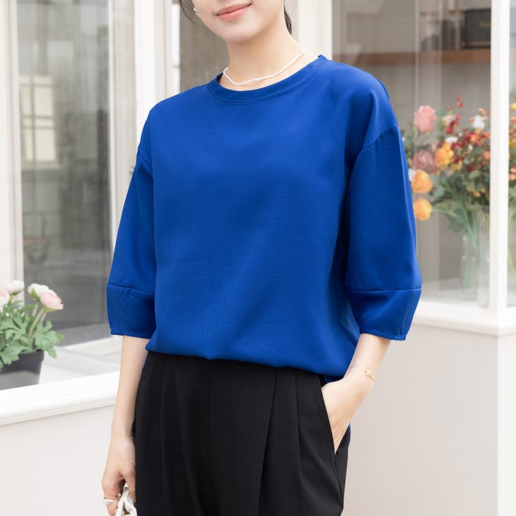 七分袖ボリュームスリーブカットソー | Doux Belle  | 詳細画像1 