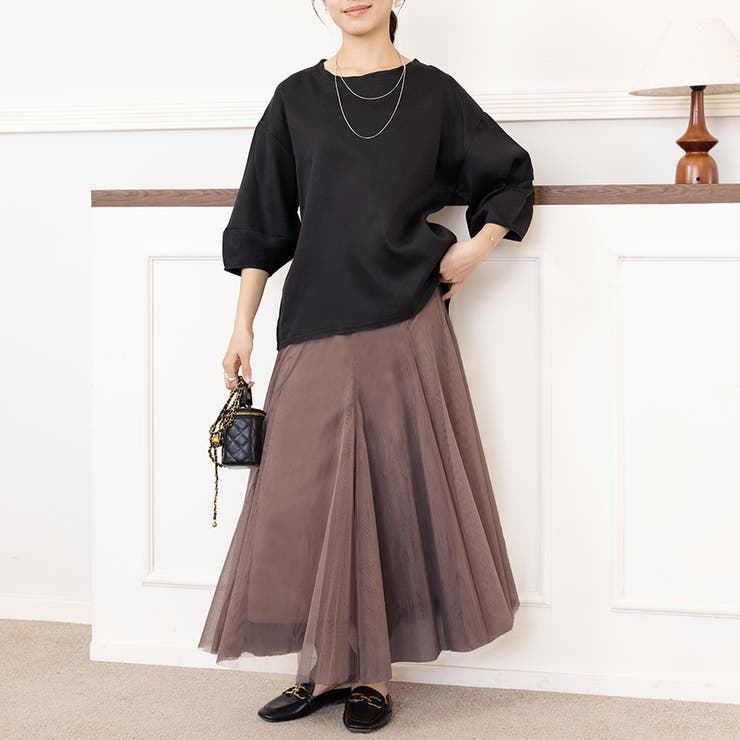 七分袖ボリュームスリーブカットソー | Doux Belle  | 詳細画像15 