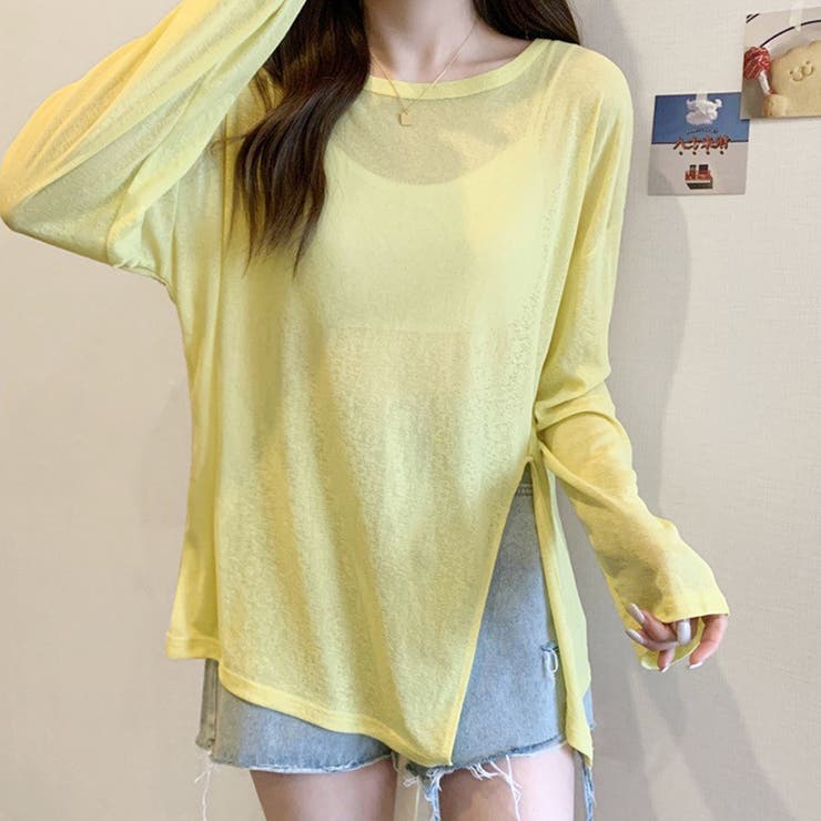 2typeラウンドネックシアートップス | Doux Belle  | 詳細画像10 