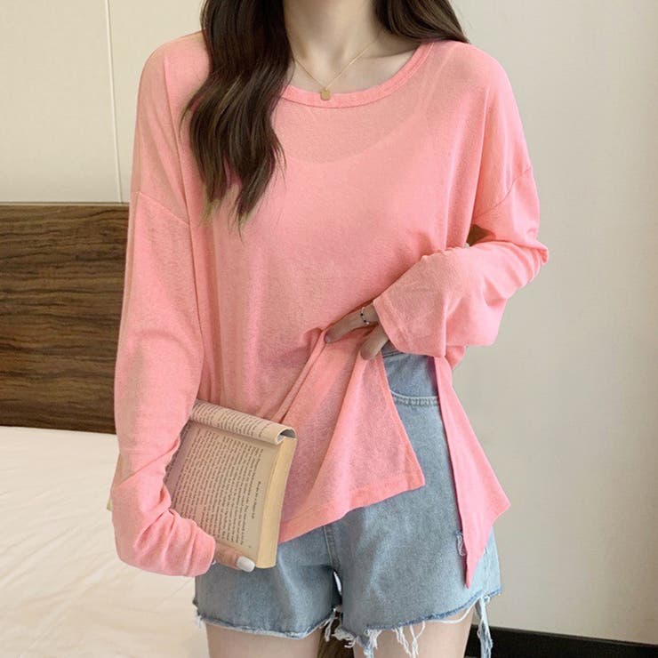 2typeラウンドネックシアートップス | Doux Belle  | 詳細画像14 