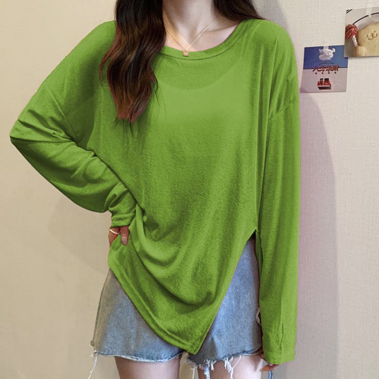 2typeラウンドネックシアートップス | Doux Belle  | 詳細画像33 