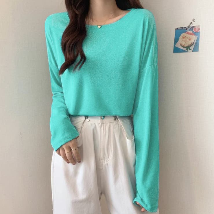 2typeラウンドネックシアートップス | Doux Belle  | 詳細画像39 