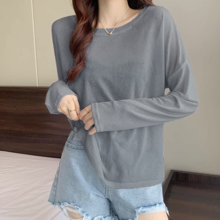 2typeラウンドネックシアートップス | Doux Belle  | 詳細画像42 