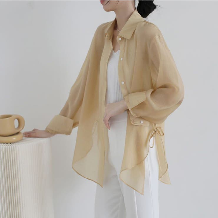 シフォンシアーシャツ | Doux Belle  | 詳細画像10 