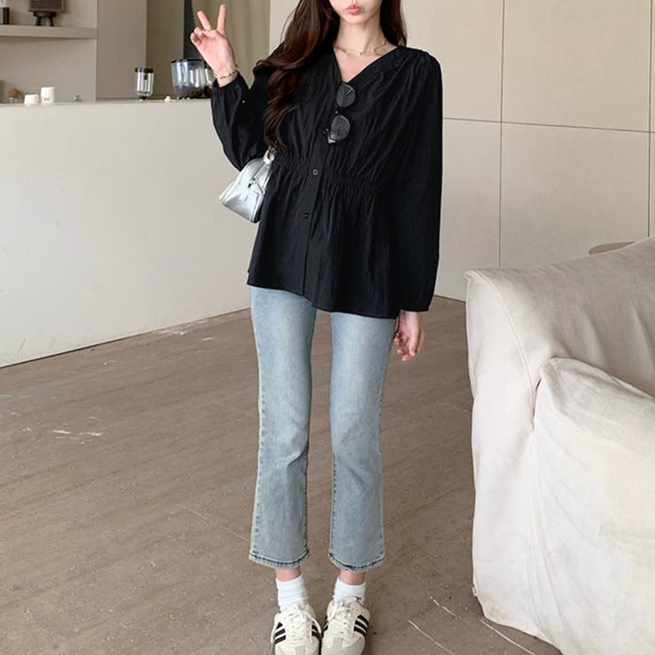 選べる2TYPE！ギャザーブラウス | Doux Belle  | 詳細画像14 