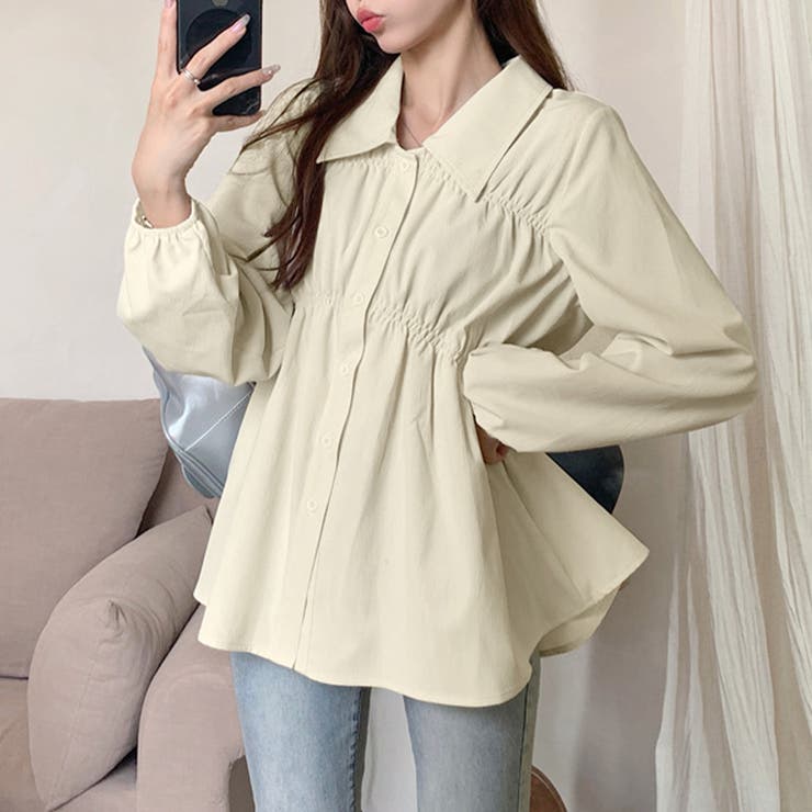 選べる2TYPE！ギャザーブラウス | Doux Belle  | 詳細画像19 