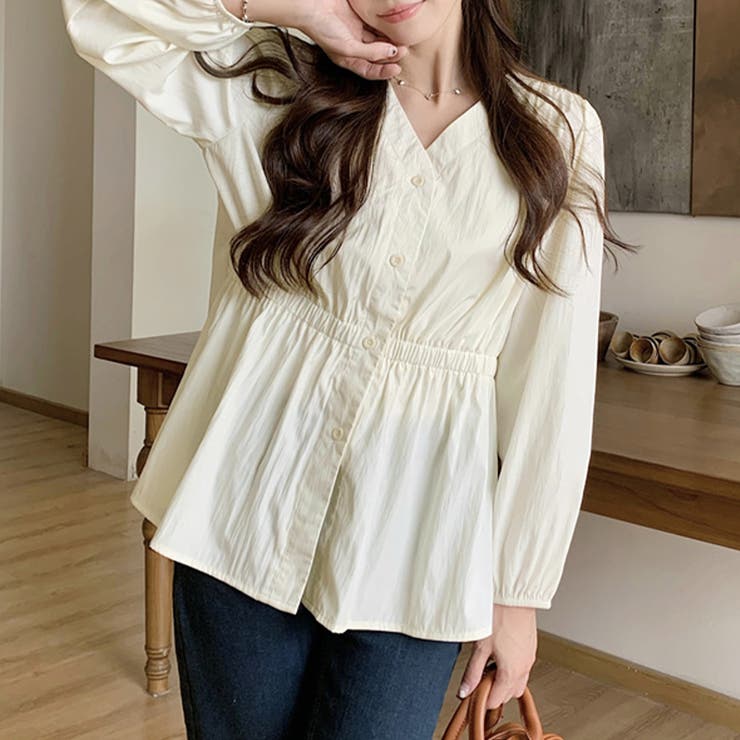 選べる2TYPE！ギャザーブラウス | Doux Belle  | 詳細画像3 