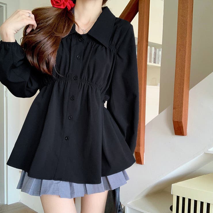 選べる2TYPE！ギャザーブラウス | Doux Belle  | 詳細画像30 