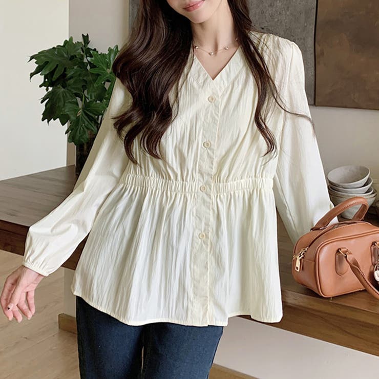 選べる2TYPE！ギャザーブラウス | Doux Belle  | 詳細画像5 