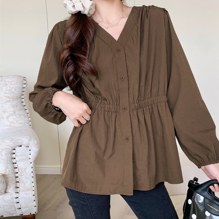 選べる2TYPE！ギャザーブラウス | Doux Belle  | 詳細画像6 