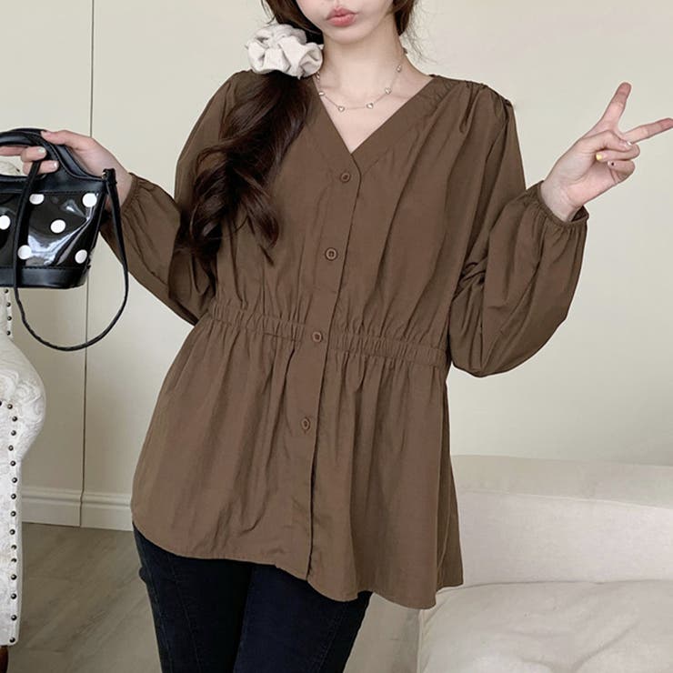 選べる2TYPE！ギャザーブラウス | Doux Belle  | 詳細画像8 