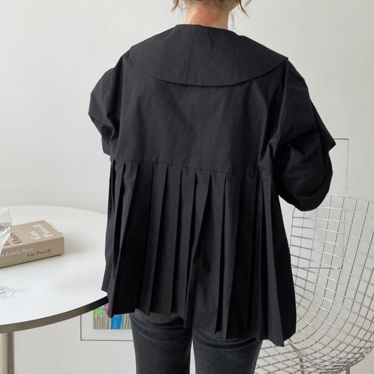 丸襟プリーツブラウス | Doux Belle  | 詳細画像5 