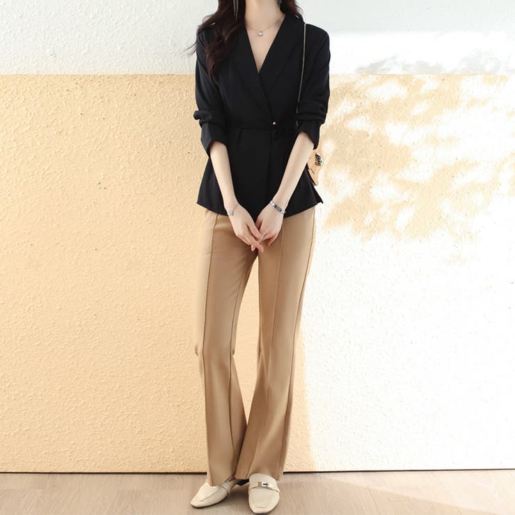 ウエストリボンペプラムブラウス | Doux Belle  | 詳細画像15 