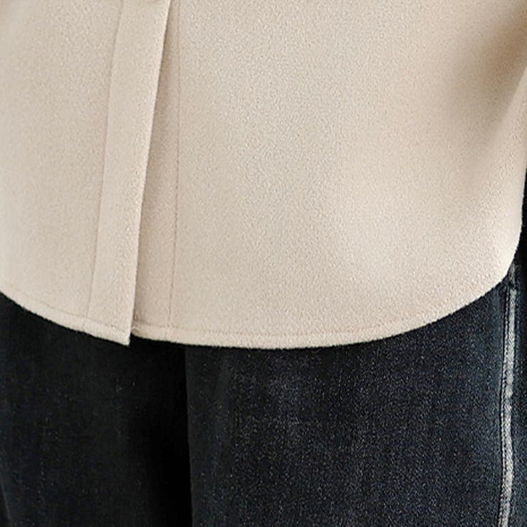 ウール調シャツジャケット | Doux Belle  | 詳細画像14 