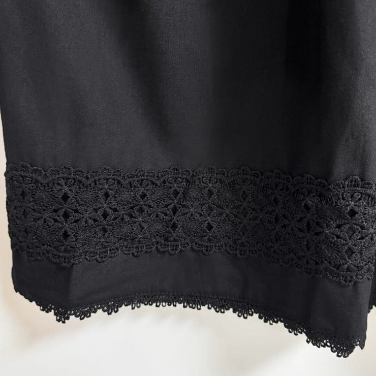 レース裾付きパフスリーブブラウス | Doux Belle  | 詳細画像10 