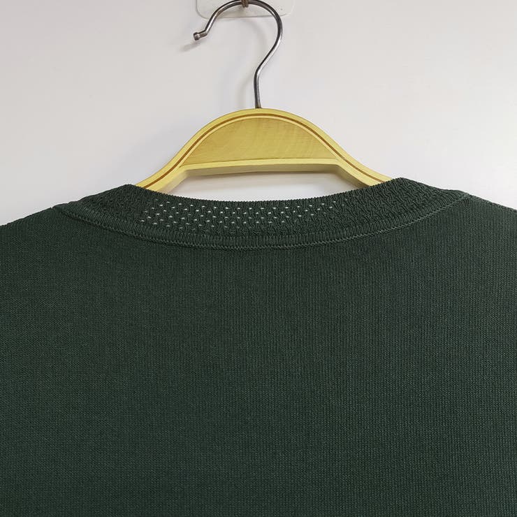 リブ切り替え×半袖ニットトップス | Doux Belle  | 詳細画像26 