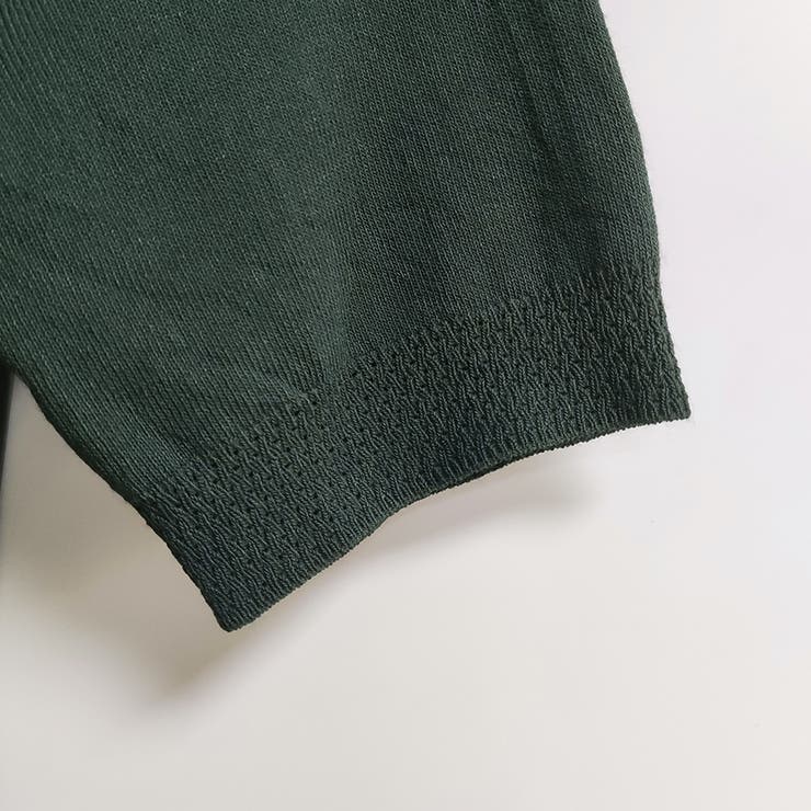 リブ切り替え×半袖ニットトップス | Doux Belle  | 詳細画像27 