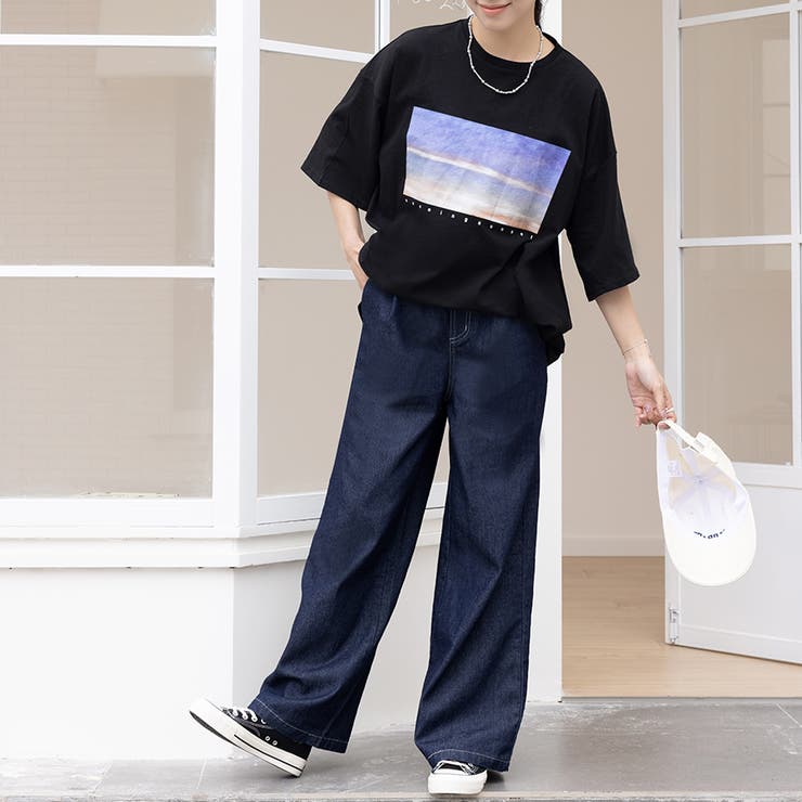  5typeプリントTシャツ | Doux Belle  | 詳細画像3 