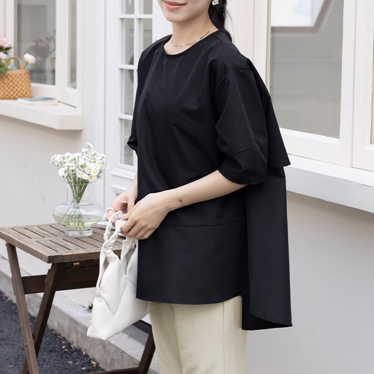 ペプラムテールカットブラウス | Doux Belle  | 詳細画像4 