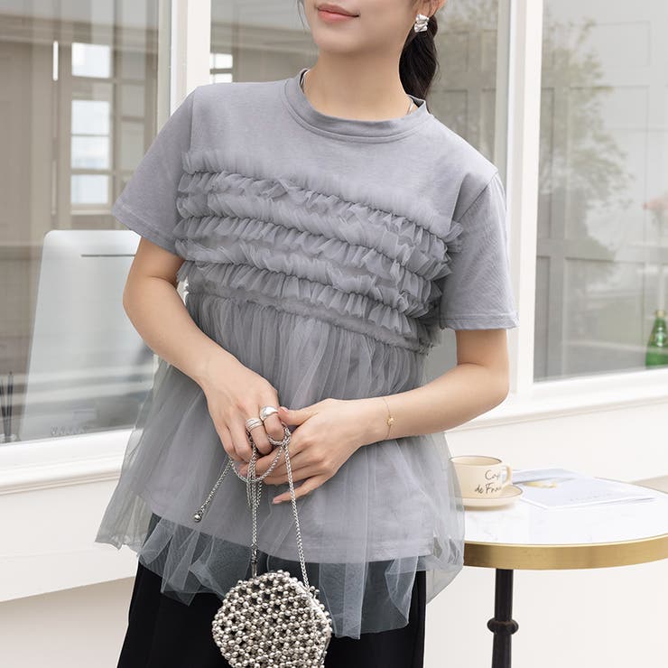 シアーチュールカットソー | Doux Belle  | 詳細画像7 