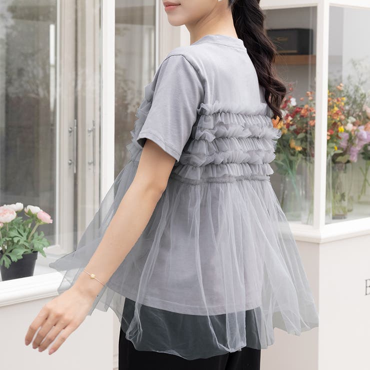 シアーチュールカットソー | Doux Belle  | 詳細画像9 