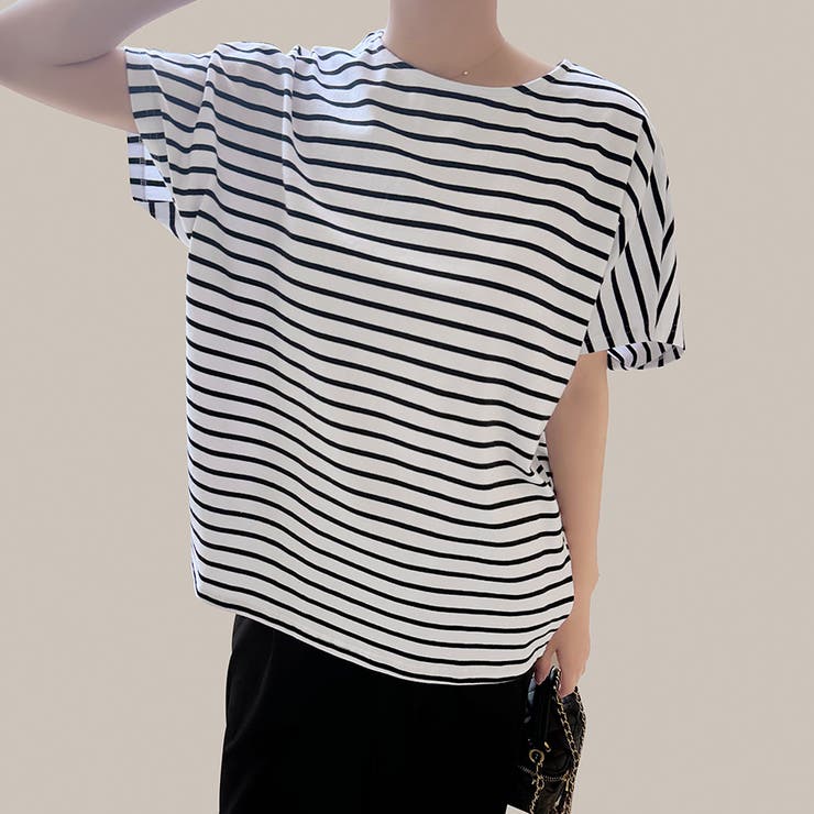 コットン素材シンプル半袖カットソー | Doux Belle  | 詳細画像11 