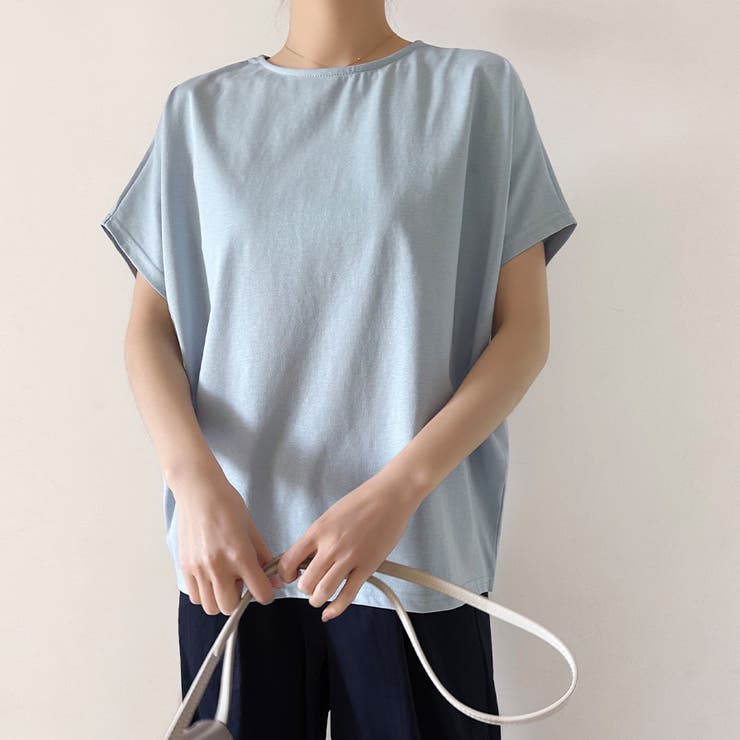 コットン素材シンプル半袖カットソー | Doux Belle  | 詳細画像15 