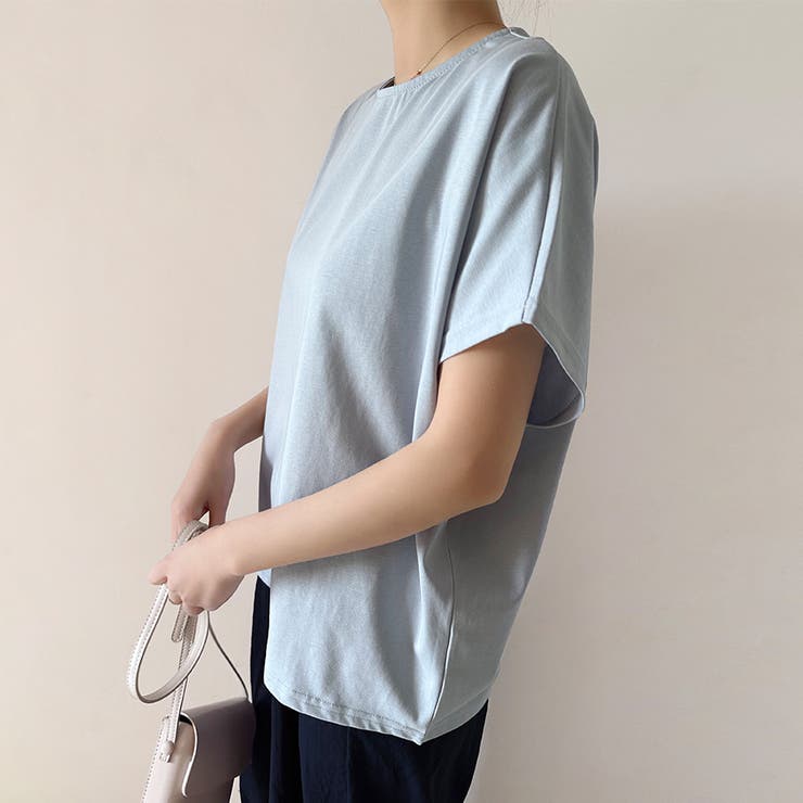 コットン素材シンプル半袖カットソー | Doux Belle  | 詳細画像16 