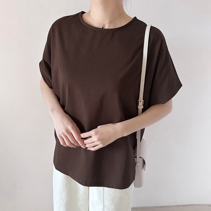 コットン素材シンプル半袖カットソー | Doux Belle  | 詳細画像19 