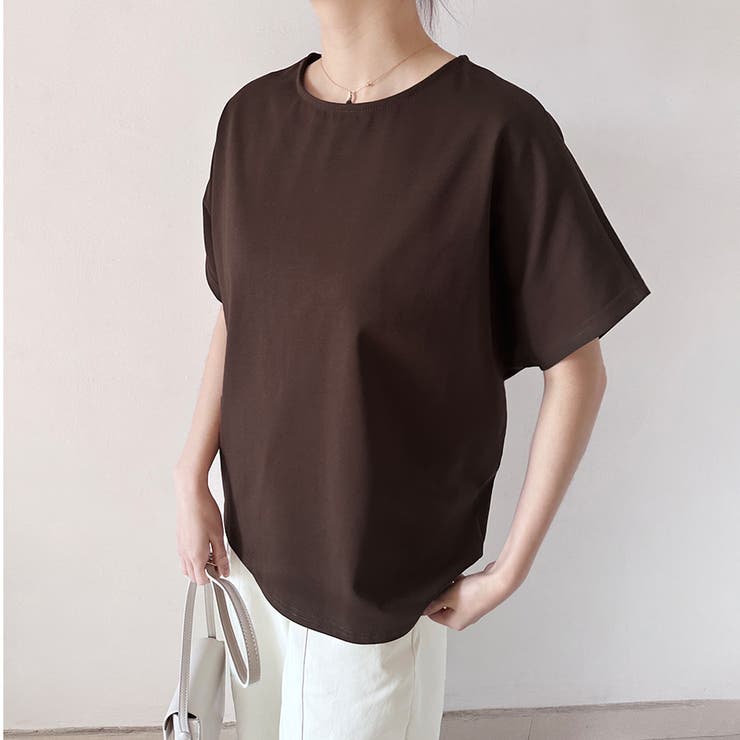 コットン素材シンプル半袖カットソー | Doux Belle  | 詳細画像20 