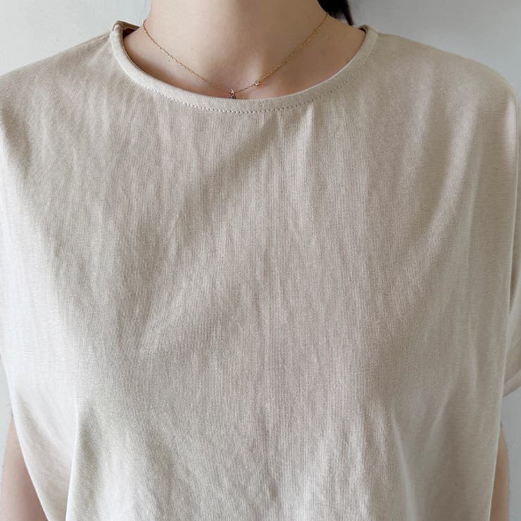 コットン素材シンプル半袖カットソー | Doux Belle  | 詳細画像30 