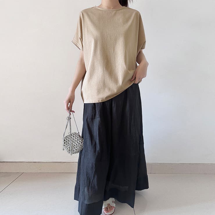 コットン素材シンプル半袖カットソー | Doux Belle  | 詳細画像7 