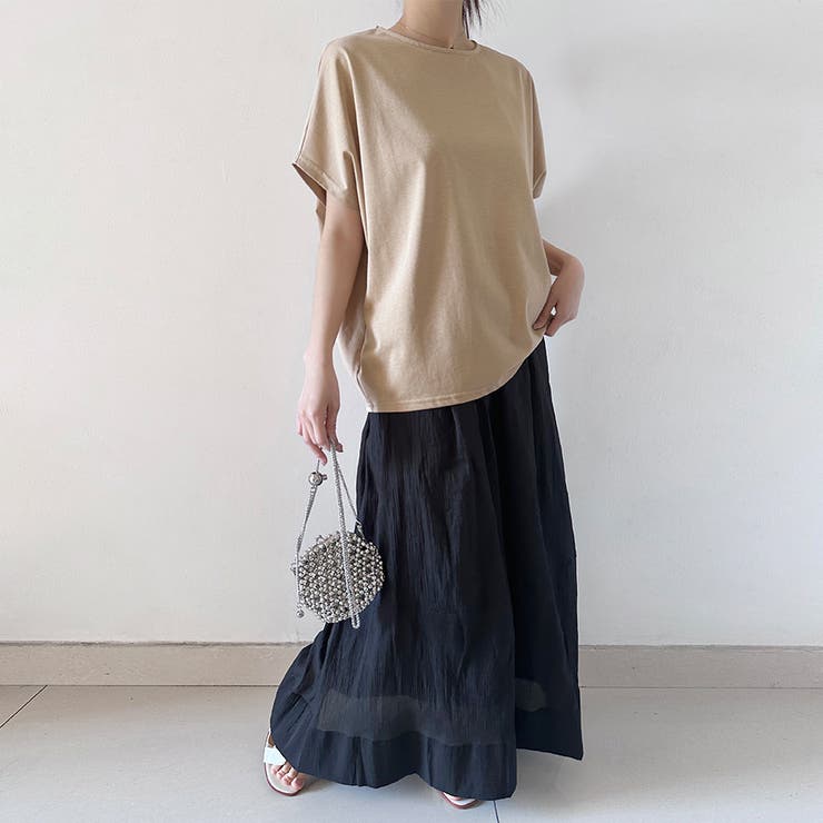 コットン素材シンプル半袖カットソー | Doux Belle  | 詳細画像8 