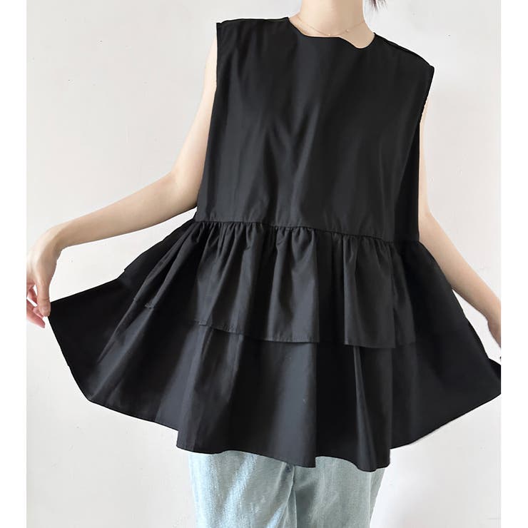 ペプラム風ギンガムチェックトップス | Doux Belle  | 詳細画像28 