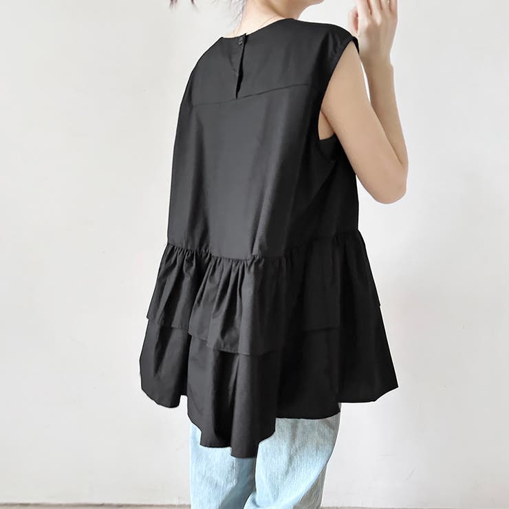 ペプラム風ギンガムチェックトップス | Doux Belle  | 詳細画像29 