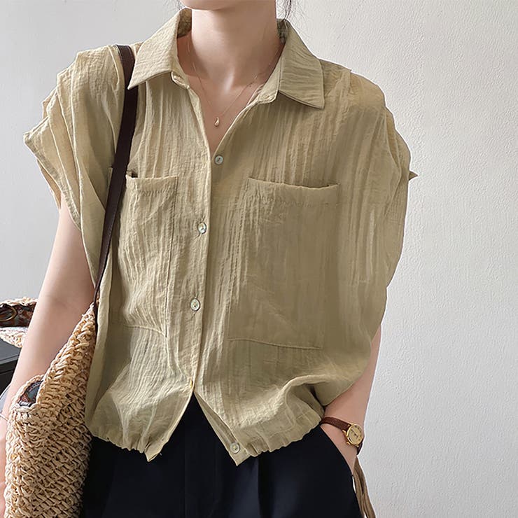 シンプルシアーシャツ | Doux Belle  | 詳細画像5 