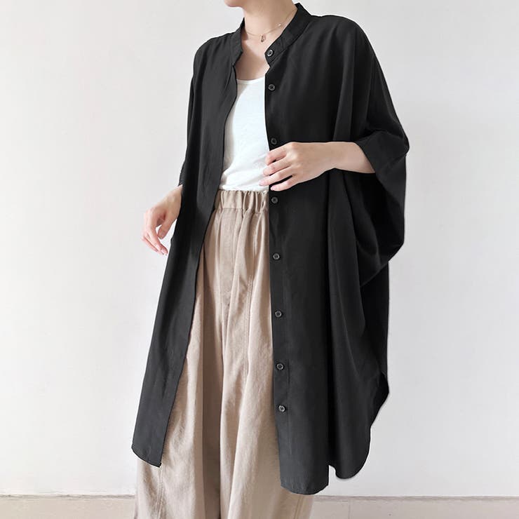 シンプルシアーロングシャツ | Doux Belle  | 詳細画像10 