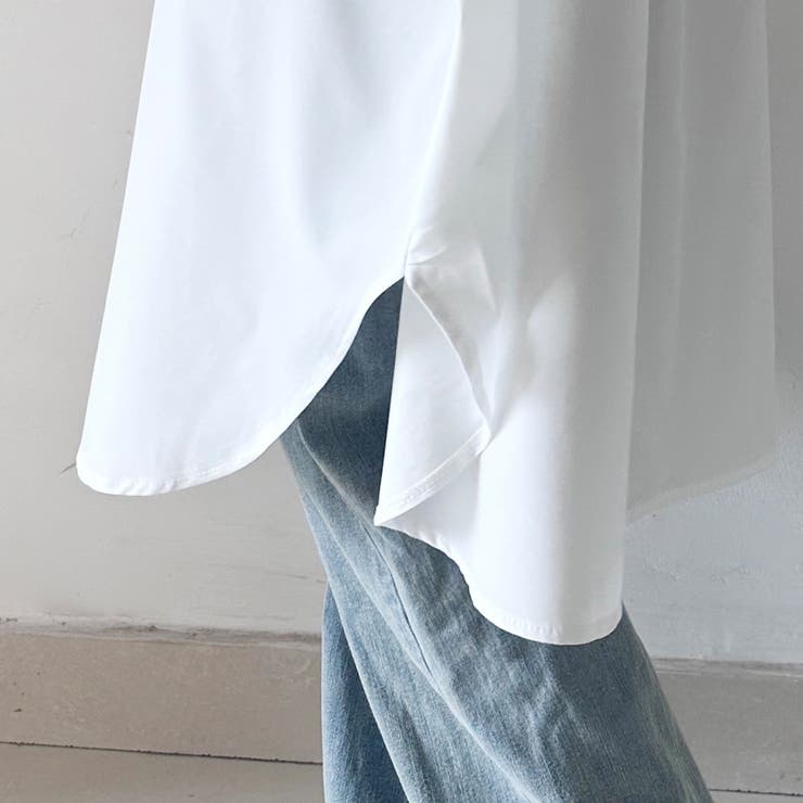 シンプルシアーロングシャツ | Doux Belle  | 詳細画像17 