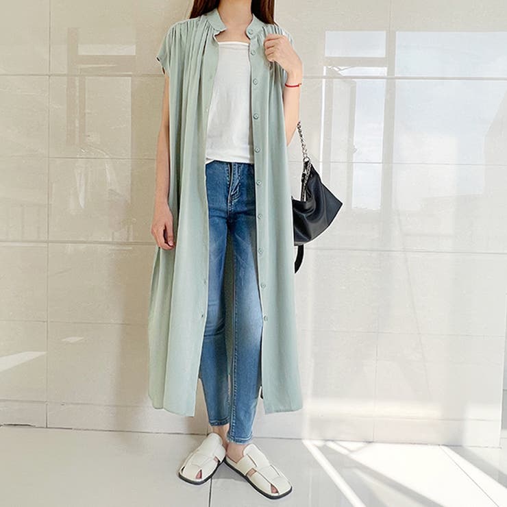 新作 シャツワンピース ロングワンピース | Doux Belle  | 詳細画像7 