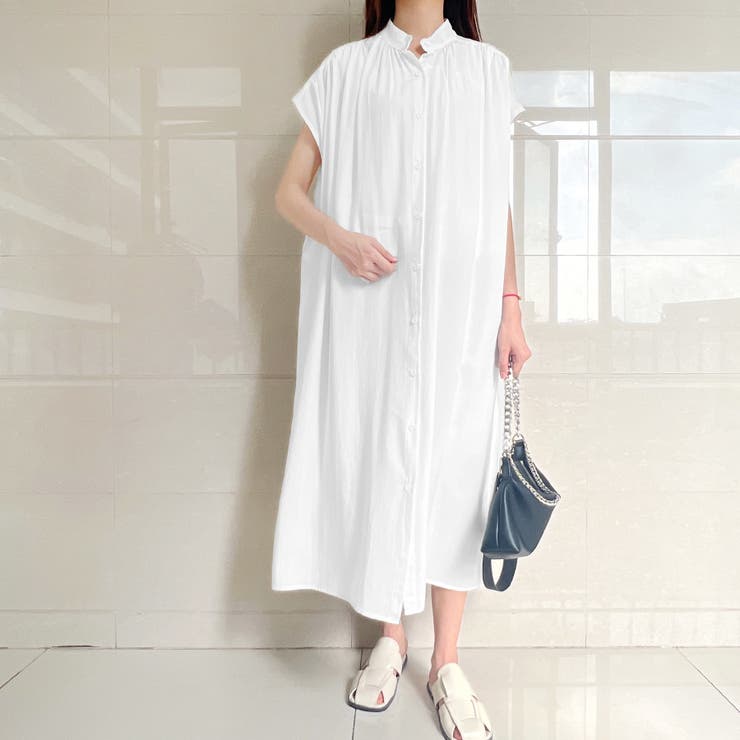 新作 シャツワンピース ロングワンピース | Doux Belle  | 詳細画像15 