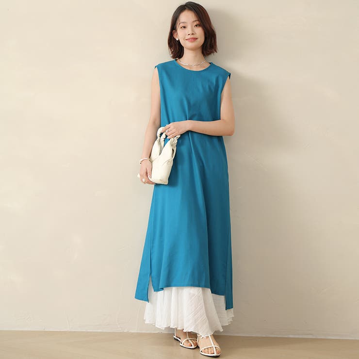 ピーコックブルー | ワンピース レディース 春夏 | Doux Belle 