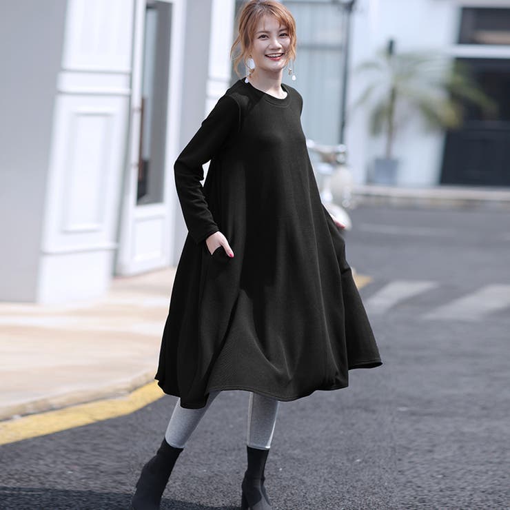 ワンピース バルーン袖ワンピース 秋 パフスリーブ 長袖 品番 Dblw Doux Belle ドゥーベル のレディースファッション通販 Shoplist ショップリスト