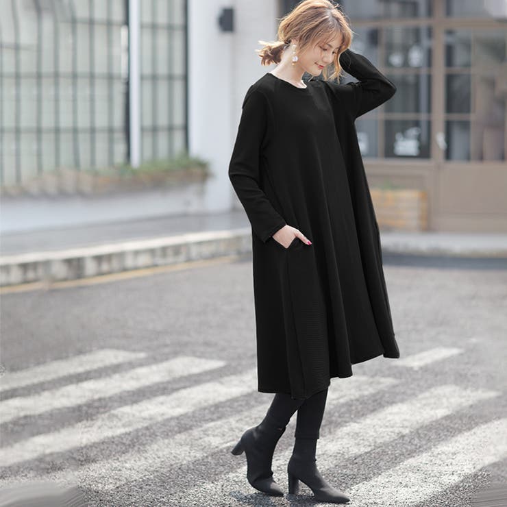 ワンピース バルーン袖ワンピース 秋 パフスリーブ 長袖 品番 Dblw Doux Belle ドゥーベル のレディースファッション通販 Shoplist ショップリスト