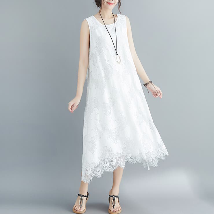 マキシワンピース レディース レース | Doux Belle  | 詳細画像1 