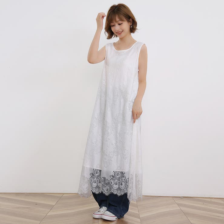 マキシワンピース レディース レース | Doux Belle  | 詳細画像10 